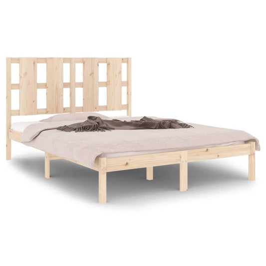 Bedframe Massief Grenenhout 140X190 Cm