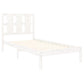 Bedframe Massief Grenenhout Wit 90X200 Cm