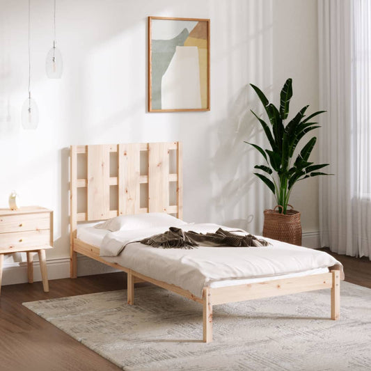 Bedframe Massief Grenenhout 100X200 Cm