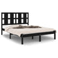 Bedframe Massief Grenenhout Zwart 120X200 Cm