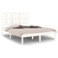 Bedframe Massief Grenenhout Wit 140X200 Cm