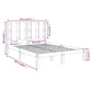 Bedframe Massief Grenenhout Zwart 140X200 Cm
