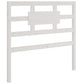 Bedframe Massief Hout Wit 75X190 Cm 2Ft6 Small Single