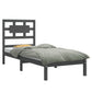 Bedframe Massief Hout Grijs 75X190 Cm 2Ft6 Small Single