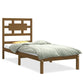 Bedframe Massief Hout Honingbruin 75X190 Cm 2Ft6 Small Single