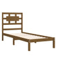 Bedframe Massief Hout Honingbruin 75X190 Cm 2Ft6 Small Single