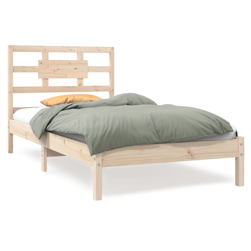 Bedframe Massief Hout 90X190 Cm 3Ft Single