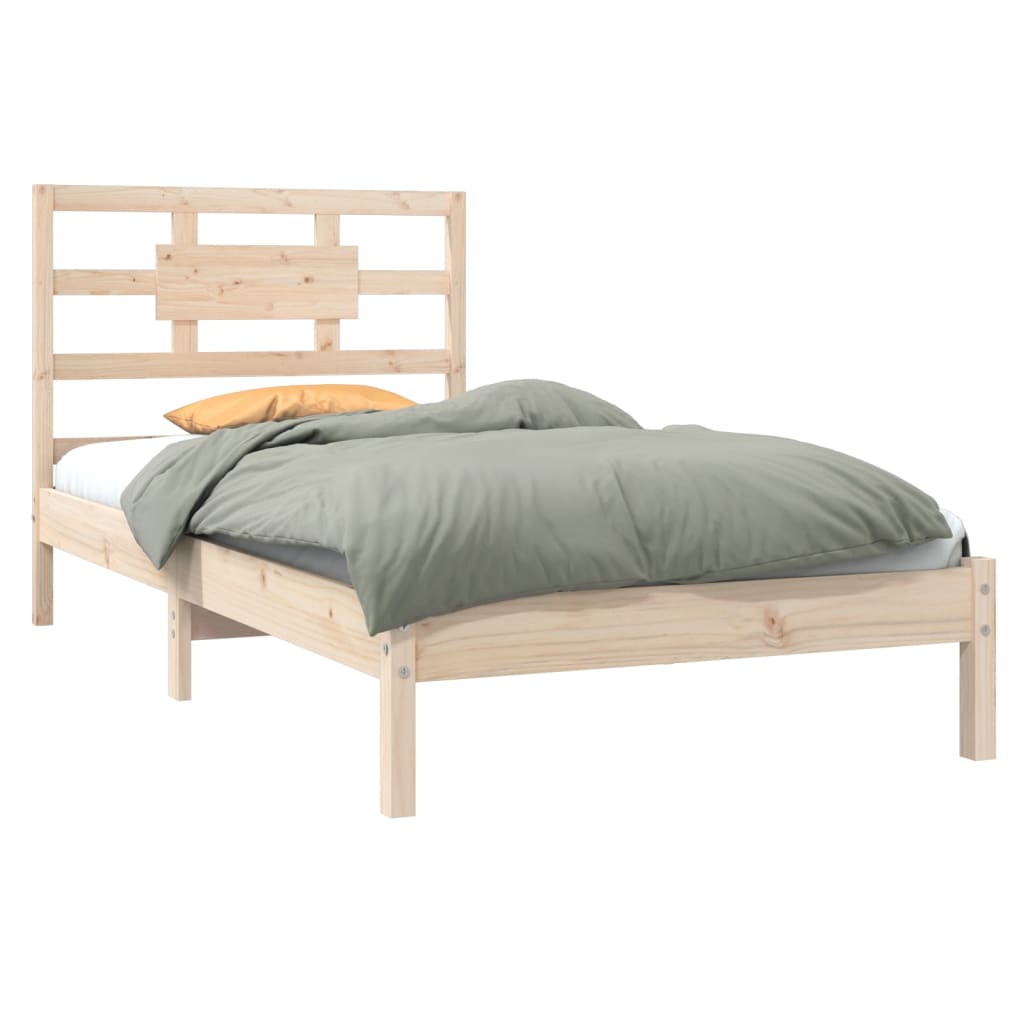 Bedframe Massief Hout 90X190 Cm 3Ft Single