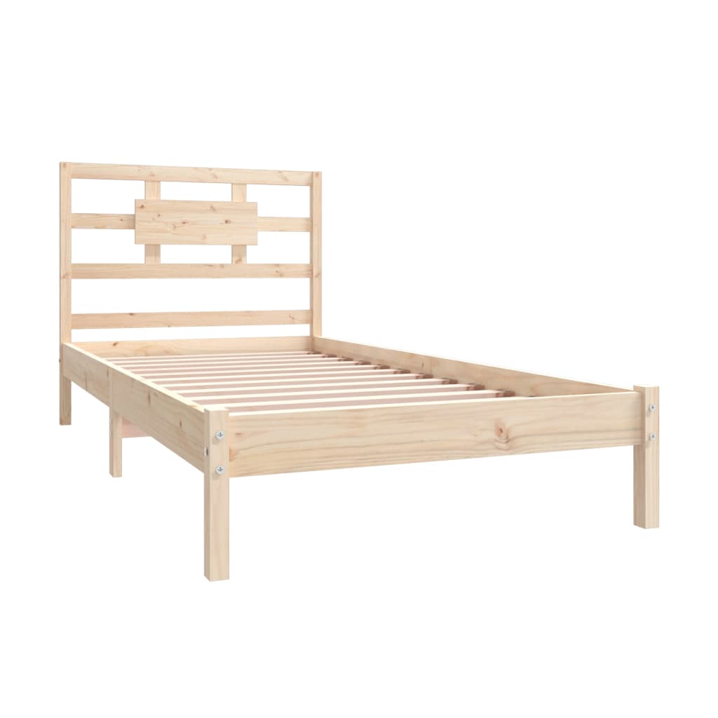 Bedframe Massief Hout 90X190 Cm 3Ft Single