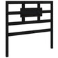 Bedframe Massief Hout Zwart 90X190 Cm 3Ft Single