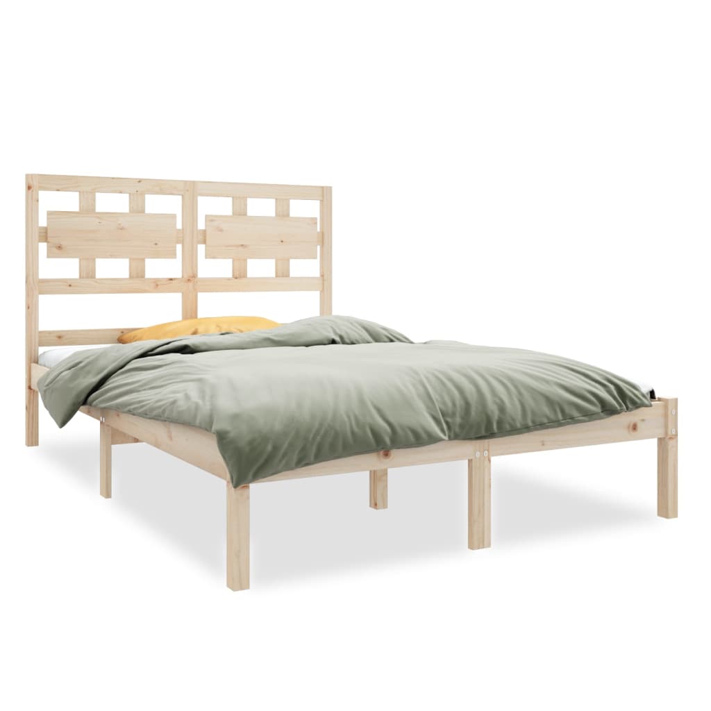 Bedframe Massief Hout 140X190 Cm