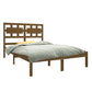 Bedframe Massief Hout Honingbruin 140X190 Cm