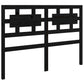 Bedframe Massief Hout Zwart 140X190 Cm