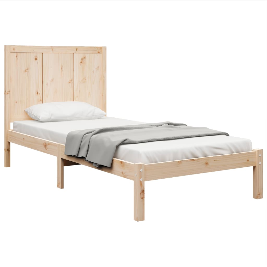 Bedframe Massief Grenenhout 75X190 Cm 2Ft6 Small Single