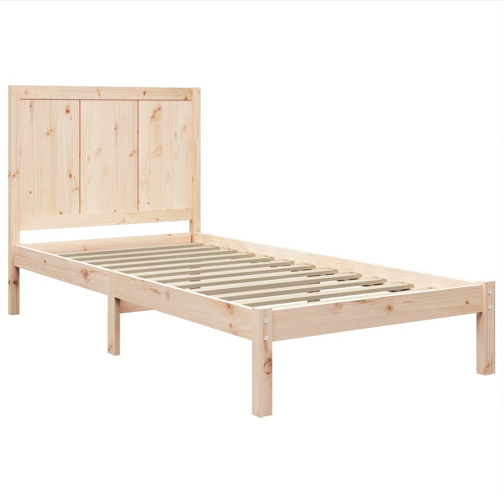 Bedframe Massief Grenenhout 75X190 Cm 2Ft6 Small Single