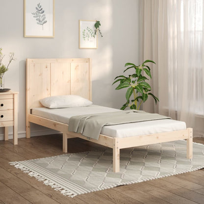 Bedframe Massief Grenenhout 75X190 Cm 2Ft6 Small Single