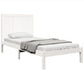 Bedframe Massief Grenenhout Wit 75X190 Cm 2Ft6 Small Single