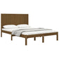 Bedframe Massief Hout Honingbruin 120X190 Cm 4Ft Small Double