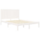 Bedframe Massief Grenenhout Wit 140X190 Cm