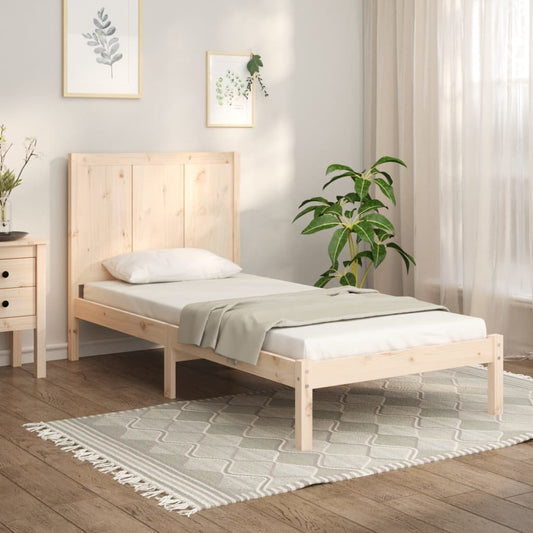 Bedframe Massief Grenenhout 90X200 Cm
