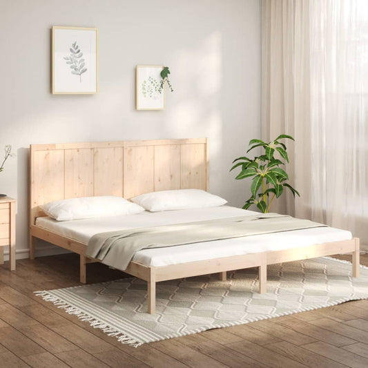 Bedframe Massief Grenenhout 180X200 Cm 6Ft Super King