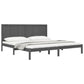 Bedframe Massief Grenenhout Grijs 180X200 Cm 6Ft Super King