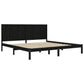 Bedframe Massief Grenenhout Zwart 200X200 Cm
