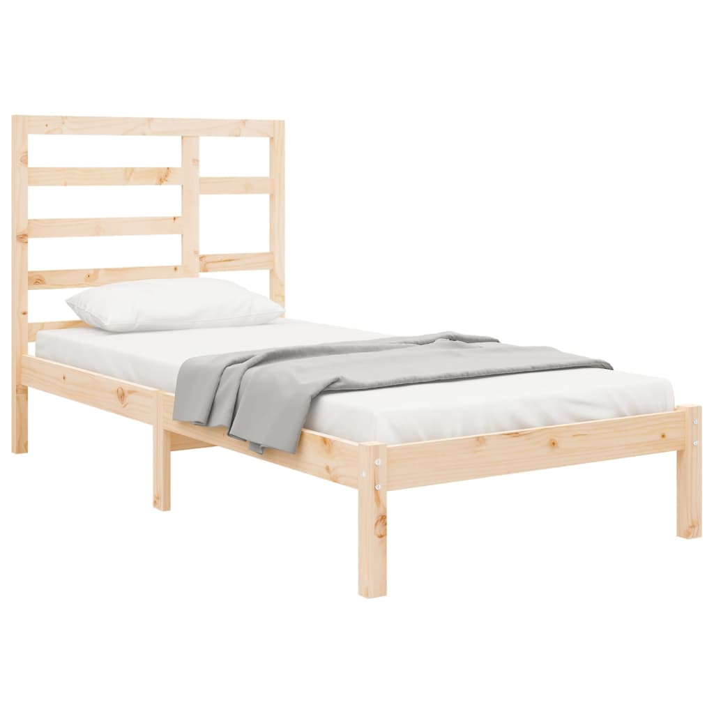 Bedframe Massief Hout 75X190 Cm 2Ft6 Small Single