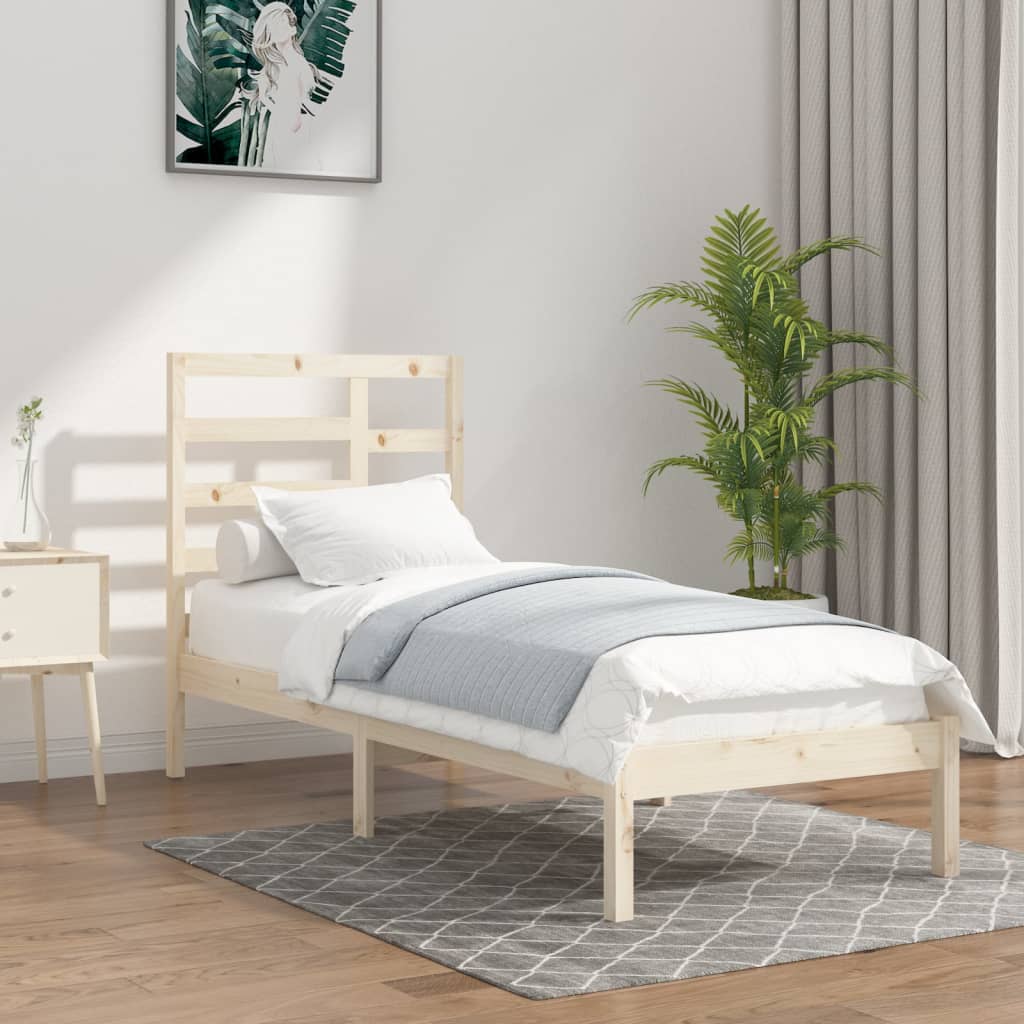 Bedframe Massief Hout 90X190 Cm 3Ft Single