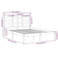 Bedframe Massief Hout 120X190 Cm 4Ft Small Double