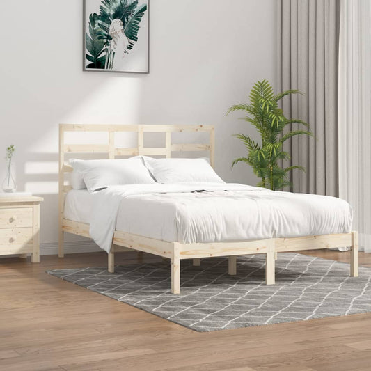 Bedframe Massief Hout 120X190 Cm 4Ft Small Double