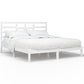 Bedframe Massief Hout Wit 180X200 Cm 6Ft Super King