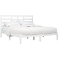 Bedframe Massief Hout Wit 180X200 Cm 6Ft Super King
