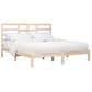 Bedframe Massief Hout 200X200 Cm