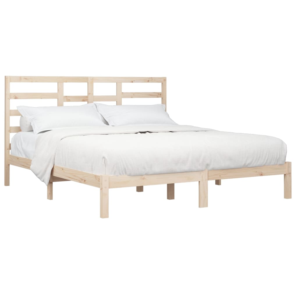 Bedframe Massief Hout 200X200 Cm