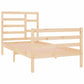 Bedframe Massief Hout 75X190 Cm 2Ft6 Small Single