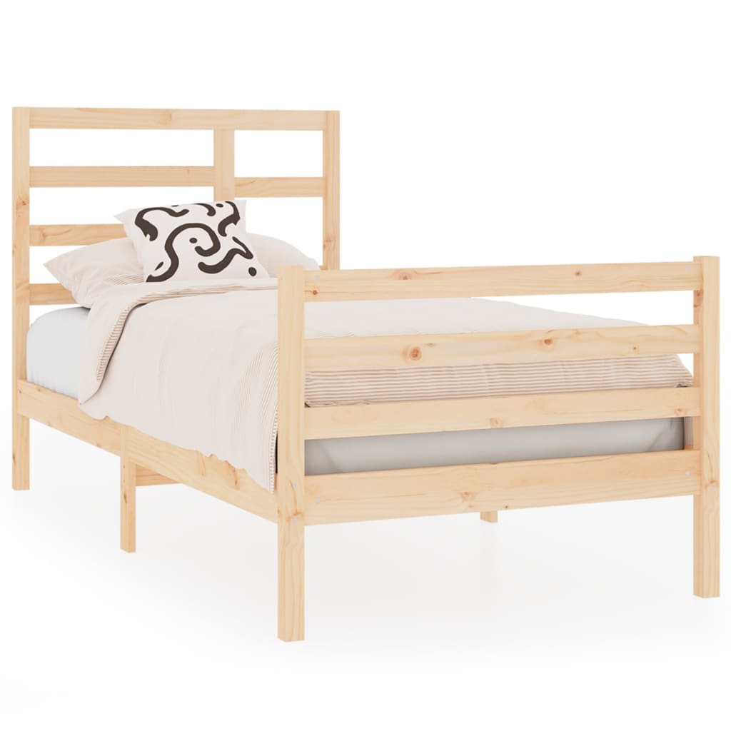 Bedframe Massief Hout 90X190 Cm 3Ft Single