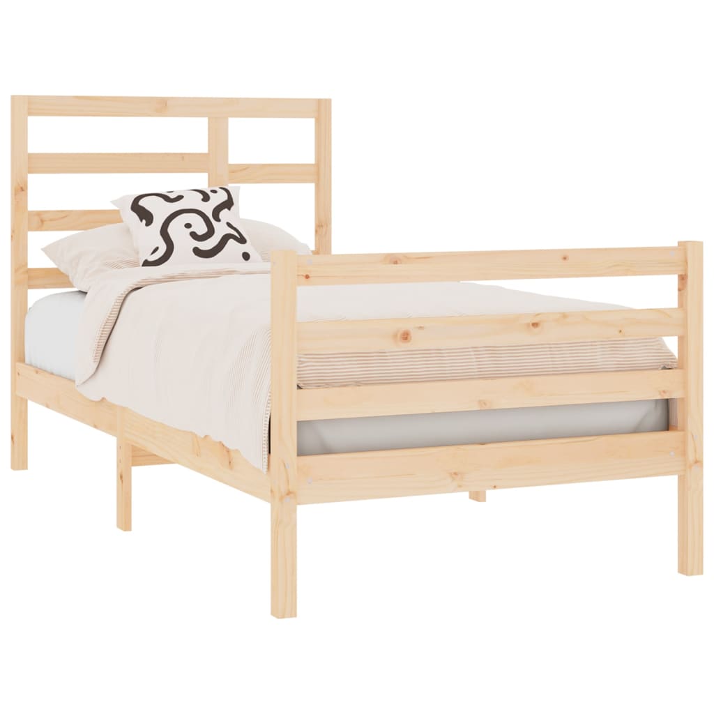 Bedframe Massief Hout 90X190 Cm 3Ft Single