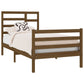 Bedframe Massief Hout Honingbruin 90X190 Cm 3Ft Single