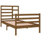 Bedframe Massief Hout Honingbruin 90X190 Cm 3Ft Single