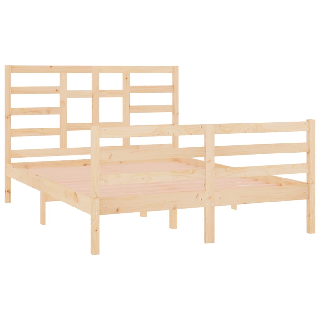 Bedframe Massief Hout 120X190 Cm 4Ft Small Double