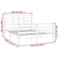 Bedframe Massief Hout 120X190 Cm 4Ft Small Double