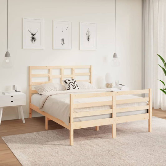 Bedframe Massief Hout 120X190 Cm 4Ft Small Double