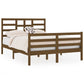 Bedframe Massief Hout Honingbruin 140X190 Cm