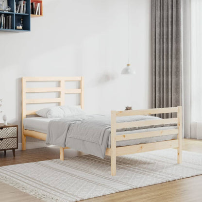 Bedframe Massief Hout 100X200 Cm