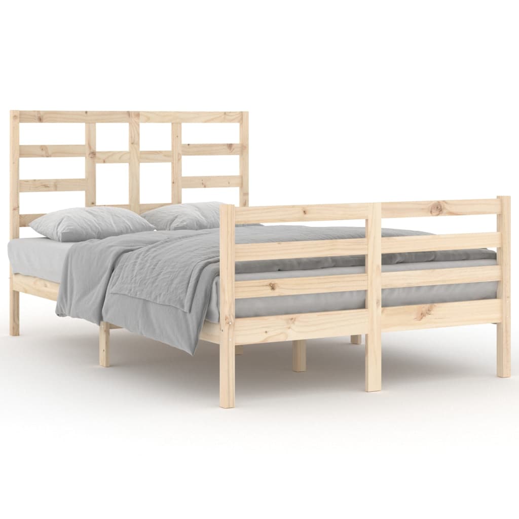 Bedframe Massief Hout 120X200 Cm