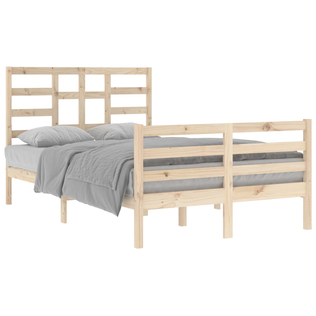 Bedframe Massief Hout 120X200 Cm