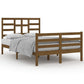 Bedframe Massief Hout Honingbruin 120X200 Cm