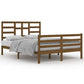 Bedframe Massief Hout Honingbruin 140X200 Cm