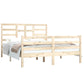 Bedframe Massief Hout 150X200 Cm 5Ft King Size